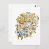 Organ Postkarte (Vorne/Hinten)