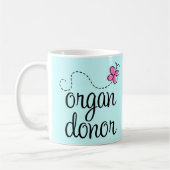 Organ-Spender-Geschenk-Tasse Kaffeetasse (Links)