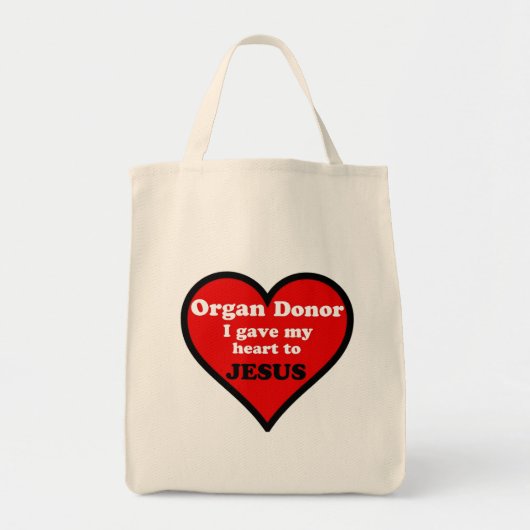 Organ Spender Herz Tragetasche (Vorne)