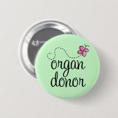 Organ-Spender-Knopf Button (Vorne & Hinten)