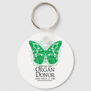 Organ-Spender-Schmetterling Schlüsselanhänger