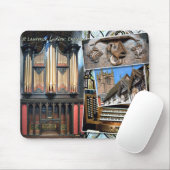 Organ St. Laurence, Ludlow, England Mousepad (Mit Mouse)