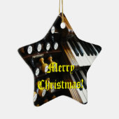 Organ-Weihnachtsverzierung Keramikornament (Rechts)