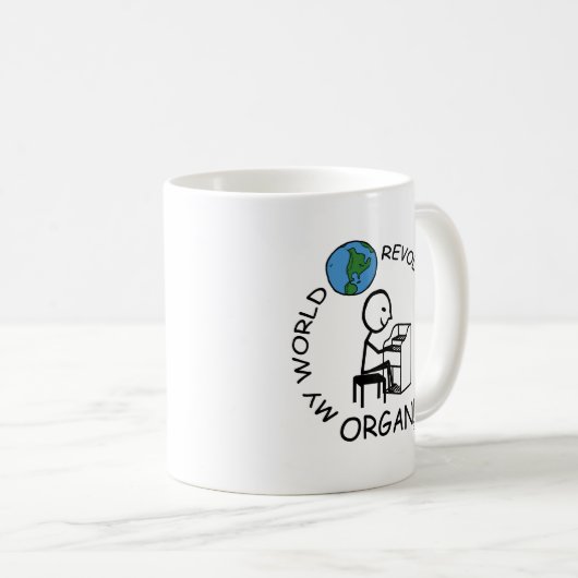 Organ - Weltumdrehungen Kaffeetasse (VorderseiteRechts)