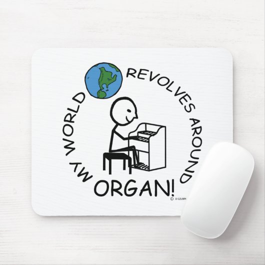 Organ - Weltumdrehungen Mousepad (Mit Mouse)
