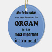 Organ wichtigstes Instrument Keramik Ornament (Links)