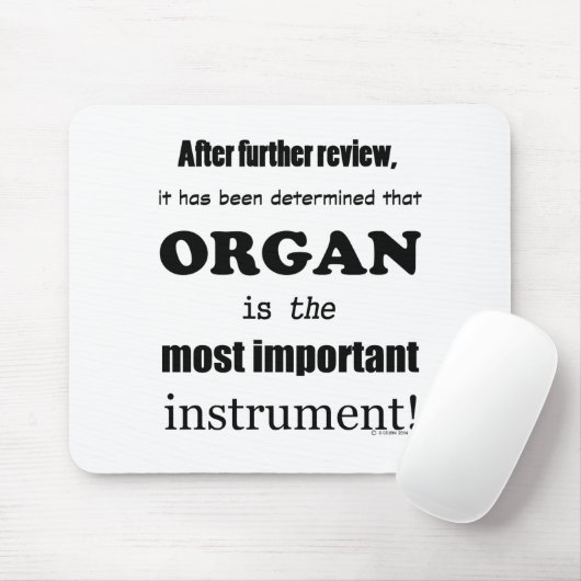 Organ wichtigstes Instrument Mousepad (Mit Mouse)