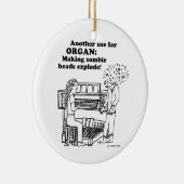 Organ-Zombie-Explosion Keramikornament (Rechts)