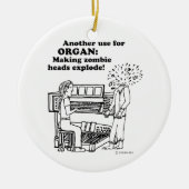 Organ-Zombie-Explosion Keramikornament (Vorne)