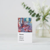 ORGANA UND DRAGON DES SEES , Blumenkohle , Wirbel Visitenkarte (Stehend Vorderseite)