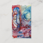 ORGANA UND DRAGON DES SEES , Blumenkohle , Wirbel Visitenkarte (Rückseite)