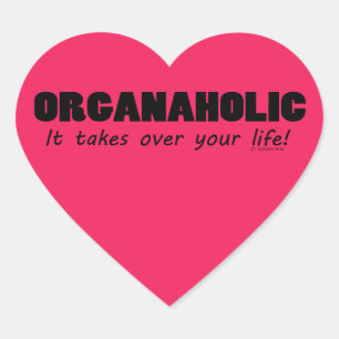 Organaholischer Heart Sticker
