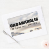 Organaholischer, rechteckiger Aufkleber (Umschlag)