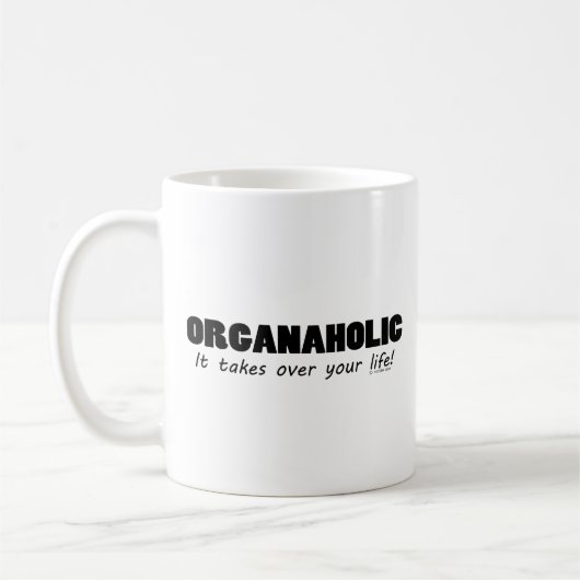 Organaholisches Leben Kaffeetasse (Links)