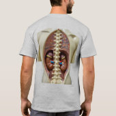 Organanatomie Transparente Person T - Shirt (Rückseite)