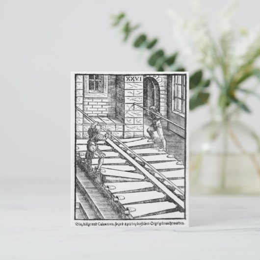 Organbläschen Postkarte (Stehend Vorderseite)