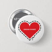 Organdonee-Knopf Button (Vorne & Hinten)