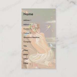 Organdy Wings Fairy! Visitenkarte