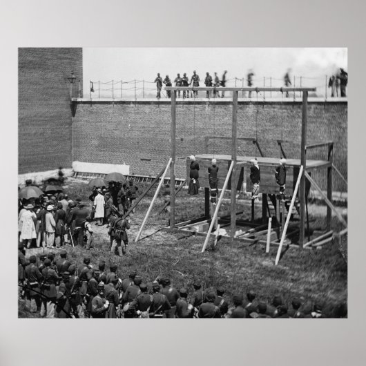 Organe von Lincoln Verschwörern, 1865 Poster (Vorne)