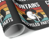 Organempfänger Niedlich Nierentransplantation Geschenkpapier (Rolleneckpunkt)