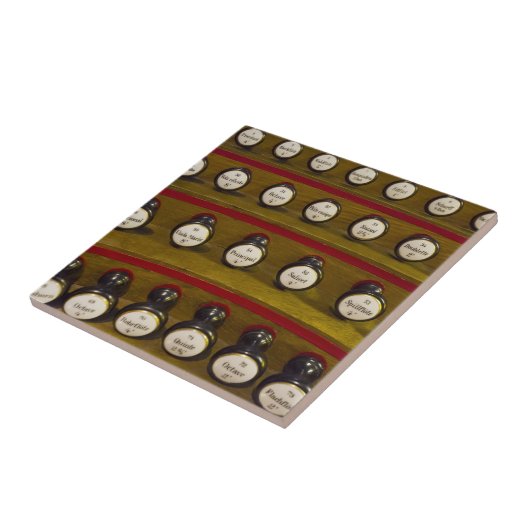 Organendfliese oder trivet fliese (Seite)