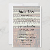 Organerwägungsgrundeneinladung Einladung (Rückseite)