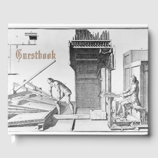 Organguestbook Gästebuch (Vorderseite)