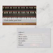 Organhandbuch-Visitenkarten - Rückseite Visitenkarte (Vorne/Hinten)