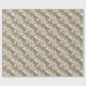 Organic Abstract Harmony Seamless Pattern Geschenkpapier (Flach)