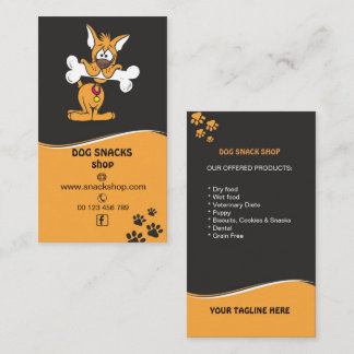 Organic & Eco-Friendly Pet Products Business Card Visitenkarte