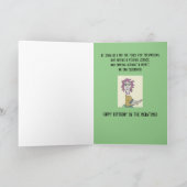 Organic Fish Dinner Birthday Card Karte (Innenseite)