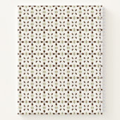 Organic Florals in Soothing Earth Tones Notizblock (Rückseite)