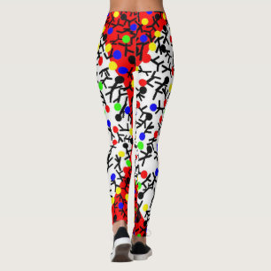 Organic Flow Art Leggings