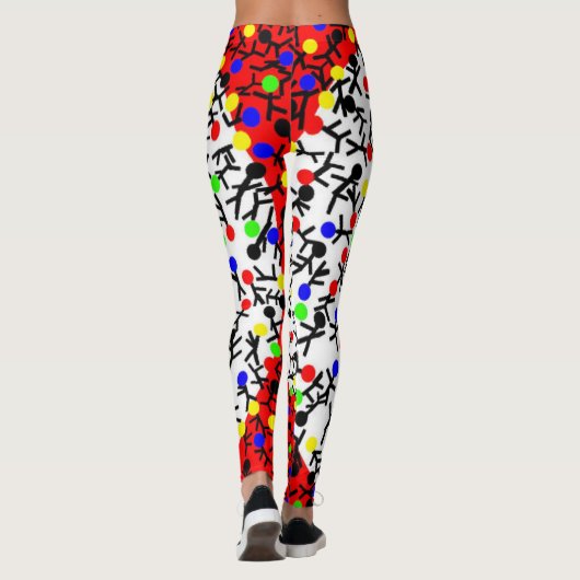 Organic Flow Art Leggings (Rückseite)