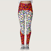 Organic Flow Art Leggings (Vorderseite)