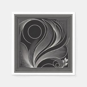 Organic Flow Circle Serviette