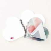 Organic Geometry Fusion | Watercolor & Geometric Notizblock (Innenseite)