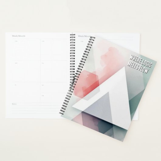 Organic Geometry Fusion | Watercolor & Geometric Planer (Anzeige)