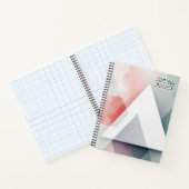 Organic Geometry Fusion | Watercolour & Geometric Notizblock (Innenseite)