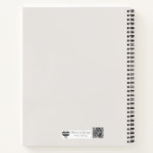 Organic Geometry Fusion | Watercolour & Geometric Notizblock (Rückseite)