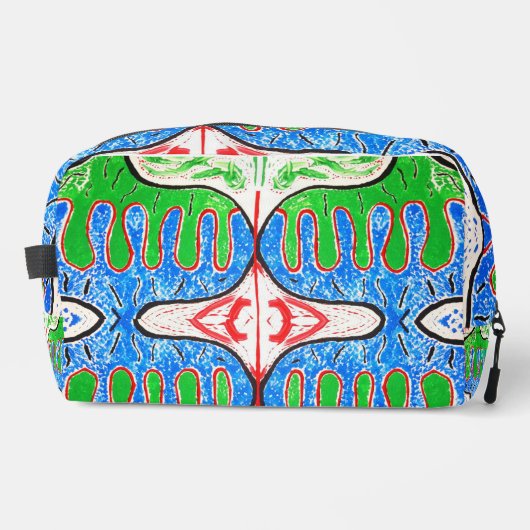 "Organic Geometry" Travel Pouch Waschbeutel (Vorderseite)