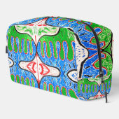 "Organic Geometry" Travel Pouch Waschbeutel (Rechte Ecke)