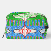 "Organic Geometry" Travel Pouch Waschbeutel (Rückseite)