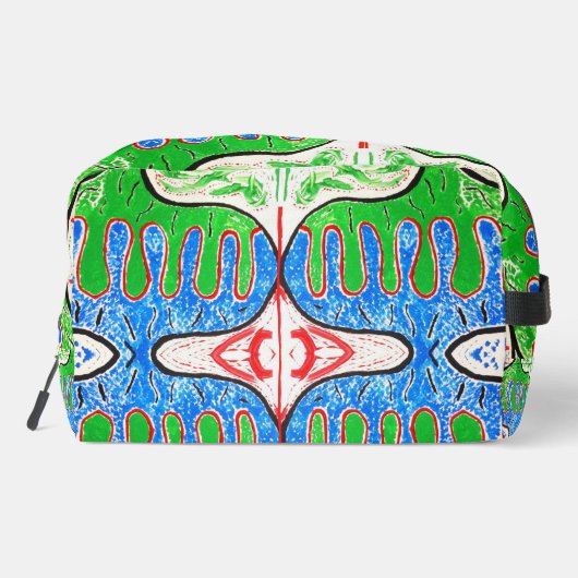 "Organic Geometry" Travel Pouch Waschbeutel (Rückseite)