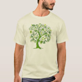Organic Green Tree T-Shirt (Vorderseite)