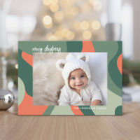 Organic Line Abstract Art - 1 Photo Jade Coral