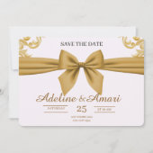 Organic Modern Save the Date Card (Vorderseite)