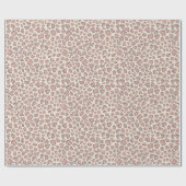 Organic Petal Terrazzo | Modern Blush Peach Geschenkpapier (Flach)