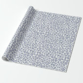 Organic Petal Terrazzo | Modern Pale Periwinkle  Geschenkpapier (Ungerollt)