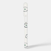 Organic Polka Dot Abstract Boho Muted Sage Green Case-Mate iPhone Hülle (Rückseite / Links)